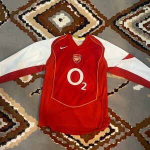 2004/05 Arsenal Long Sleeve Jersey - Sol Campbell #23